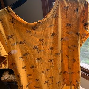 light orange short sleeve